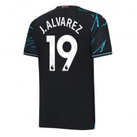 Dres Manchester City Julian Alvarez #19 Rezervni 2023-24 Kratak Rukav